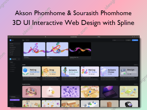 3D UI Interactive Web Design with Spline