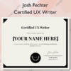 Certified UX Writer