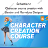 Character course creation with Blender and Marvelous Designer