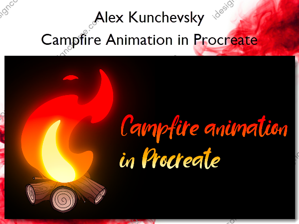 Campfire Animation in Procreate