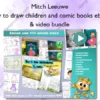 How to draw children and comic books ebook & video bundle – Mitch Leeuwe