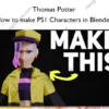 How to make PS1 Characters in Blender – Thomas Potter