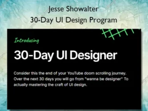 30-Day UI Design Program – Jesse Showalter