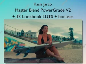 Master Blend PowerGrade V2 + 13 Lookbook LUTS + bonuses – Kasia Jarco