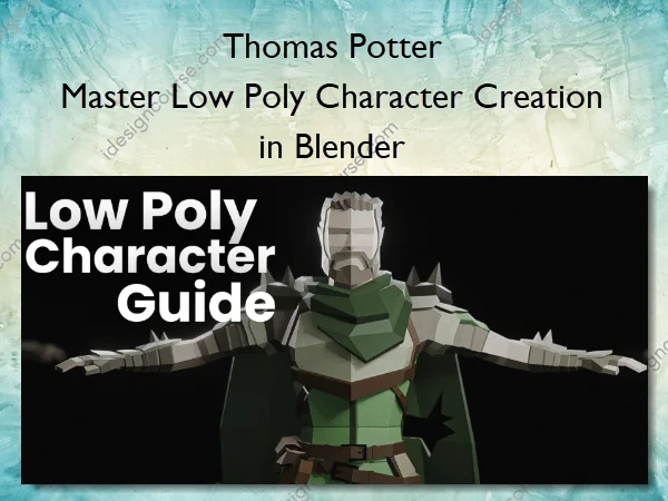 Master Low Poly Character Creation in Blender – Thomas Potter