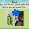 Prompt Pack Vol. 11 – Fintech Icons, Medical Photography & Creative Visuals – Ohneis