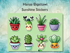 Sunshine Stickers – Hanaa Elqattawi
