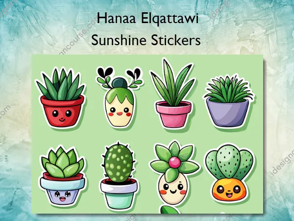 Sunshine Stickers – Hanaa Elqattawi