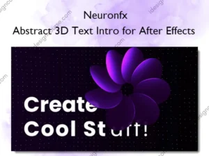 Abstract 3D Text Intro for After Effects – Neuronfx