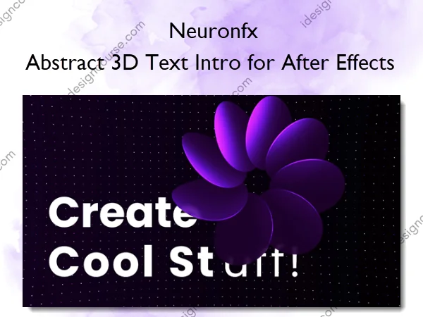 Abstract 3D Text Intro for After Effects – Neuronfx Abstract 3D Text Intro for After Effects – Neuronfx