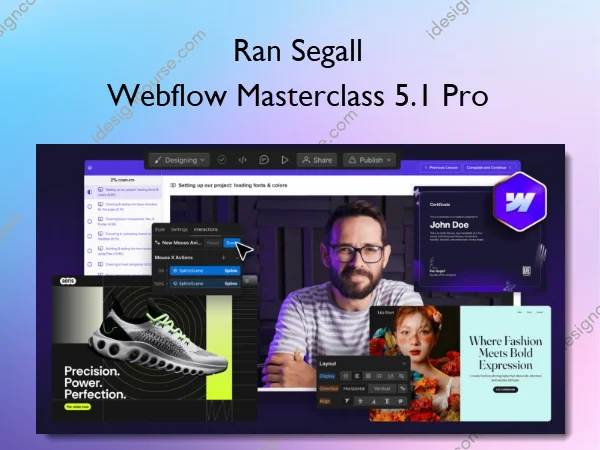 Webflow Masterclass 5.1 Pro – Ran Segall Webflow Masterclass 5.1 Pro – Ran Segall