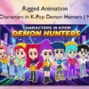 The Characters in K-Pop Demon Hunters | Moho – Rigged Animation