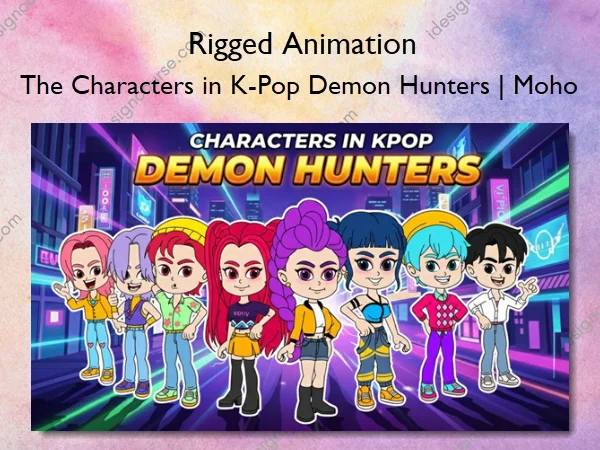 The Characters in K-Pop Demon Hunters Moho – Rigged Animation The Characters in K-Pop Demon Hunters | Moho – Rigged Animation
