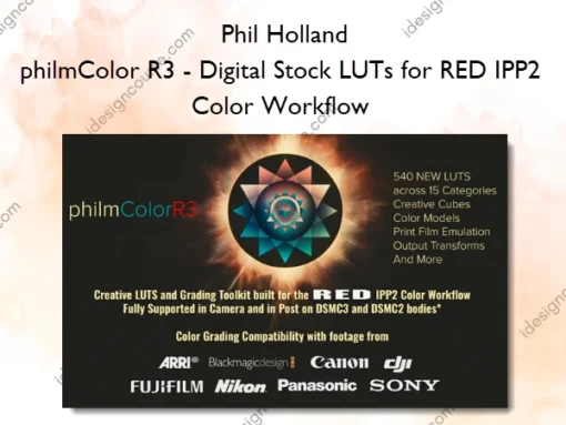 philmColor R3 - Digital Stock LUTs for RED IPP2 Color Workflow – Phil Holland