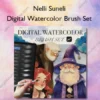 Digital Watercolor Brush Set – Nelli Suneli