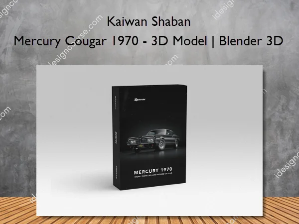 Mercury Cougar 1970 - 3D Model | Blender 3D – Kaiwan Shaban