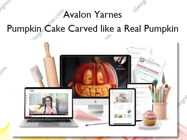 Pumpkin Cake Carved like a Real Pumpkin – Avalon Yarnes
