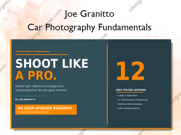 Car Photography Fundamentals – Joe Granitto
