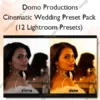 Cinematic Wedding Preset Pack (12 Lightroom Presets) – Domo Productions