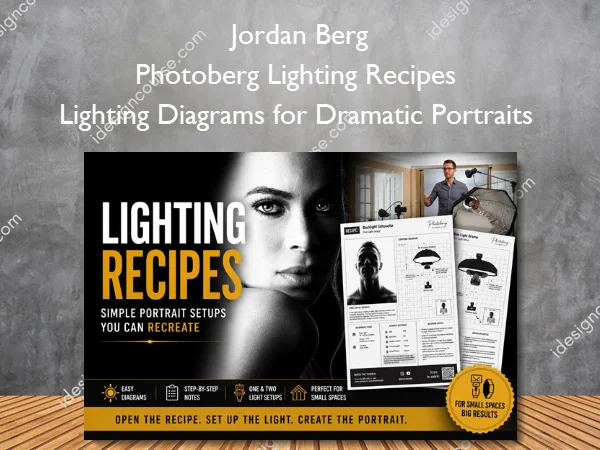 Photoberg Lighting Recipes - Lighting Diagrams for Dramatic Portraits – Jordan Berg