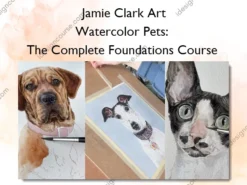 Watercolor Pets: The Complete Foundations Course – Jamie Clark Art